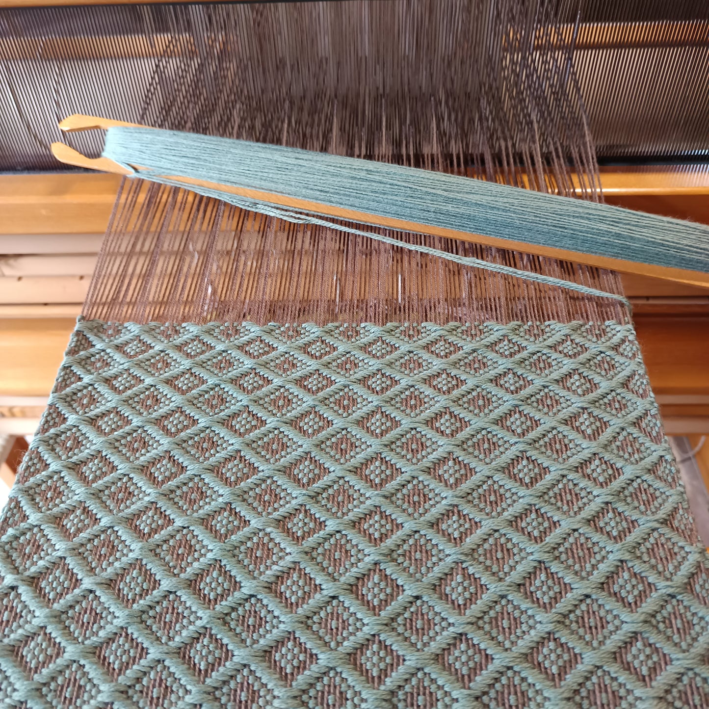 Echarpe Mérinos et Soie.