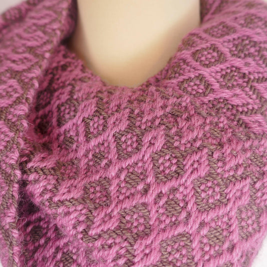 Echarpe Mérinos, Soie et Alpaga.