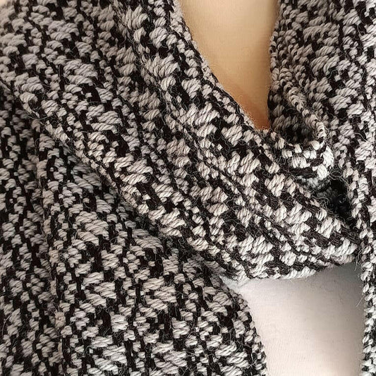 Echarpe Laine et Alpaga fantaisie.