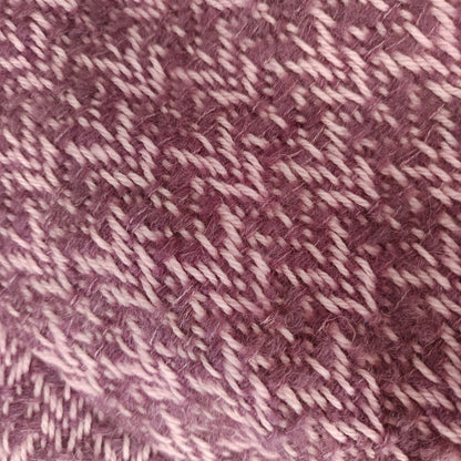 Echarpe rose et violet en Mérinos, Soie et Baby alpaga - tissage artisanal