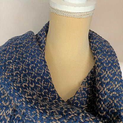 Echarpe en Alpaga et Mérinos - tissage artisanal