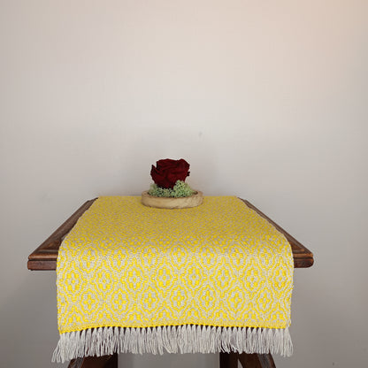 Napperon coton lin jaune