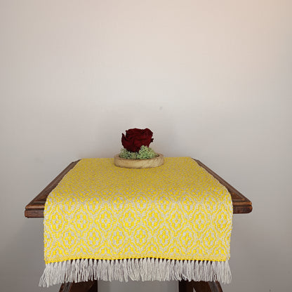 Napperon coton lin jaune