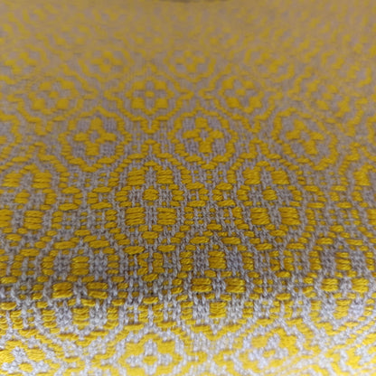 Napperon coton lin jaune