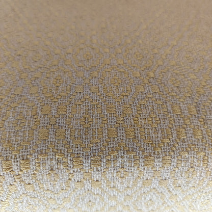 Napperon coton/lin et soie paille