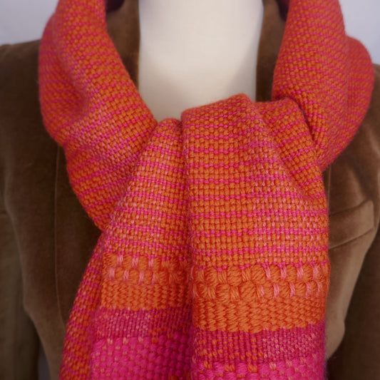 Echarpe Laine, Mohair et Alpaga.